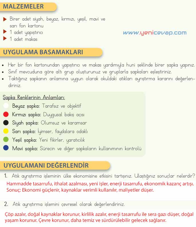 4. Sınıf Fen Bilimleri Kitabı Sayfa 130 131 132 133 Cevapları Meb