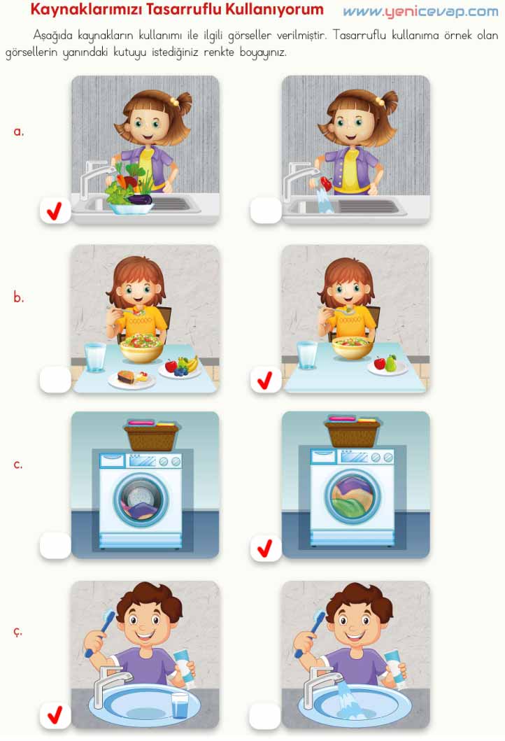 4. Sınıf Fen Bilimleri Kitabı Sayfa 180 184 185 186 188 Cevapları Meb