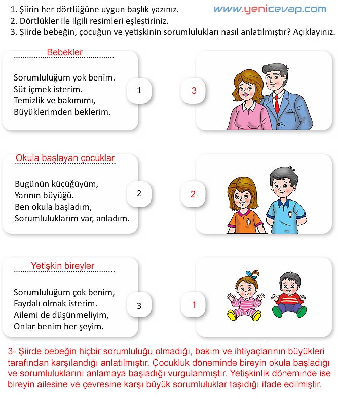 4. Sınıf İnsan Hakları Kitabı Sayfa 16 17 18 19 Cevapları Meb