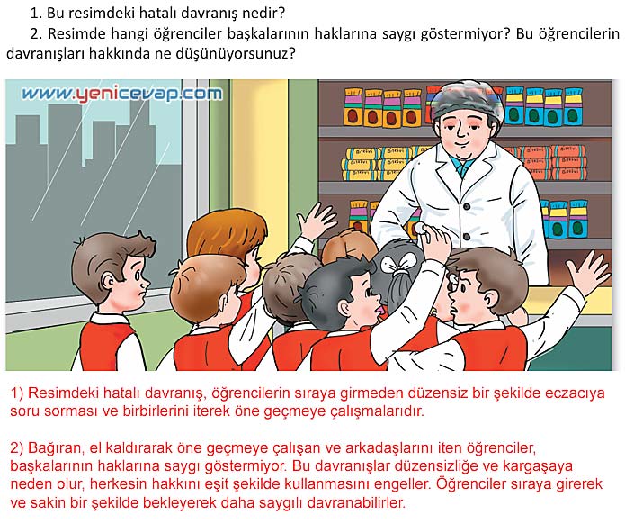 4. Sınıf İnsan Hakları Kitabı Sayfa 36 37 38 39 Cevapları Meb