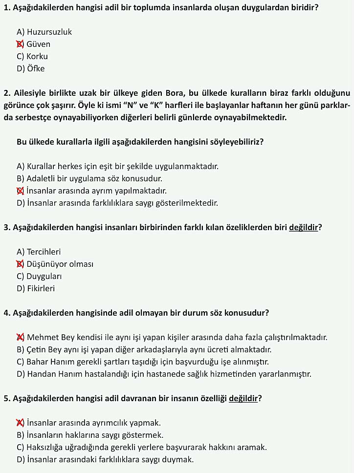 4. Sınıf İnsan Hakları Kitabı Sayfa 55 56 57 58 59 Cevapları Meb