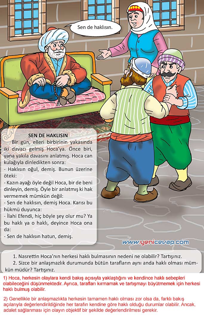 4. Sınıf İnsan Hakları Kitabı Sayfa 62 63 64 65 66 Cevapları Meb