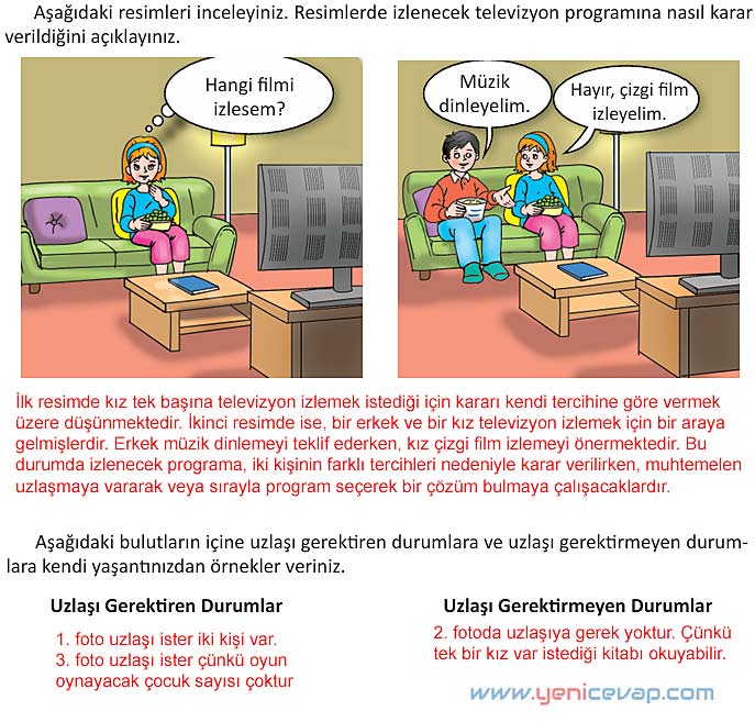 4. Sınıf İnsan Hakları Kitabı Sayfa 62 63 64 65 66 Cevapları Meb