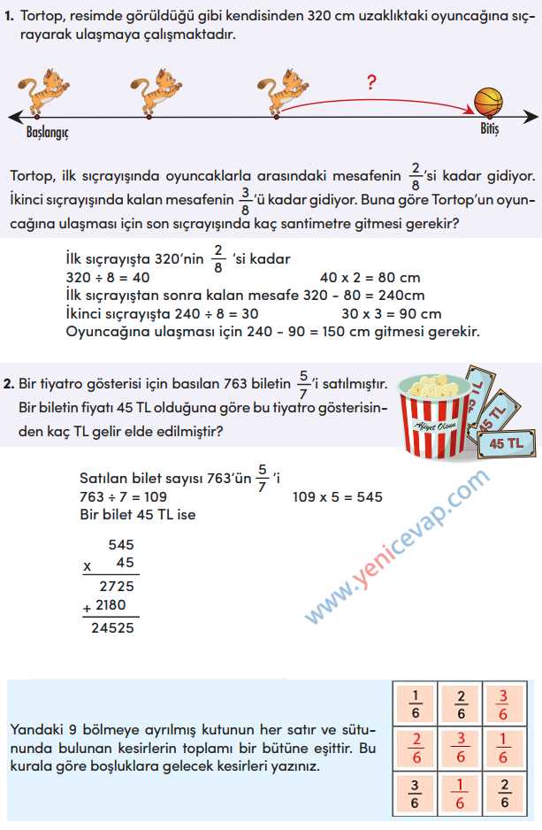 4. Sınıf Matematik Kitabı Sayfa 142 143 145 146 Cevapları Meb