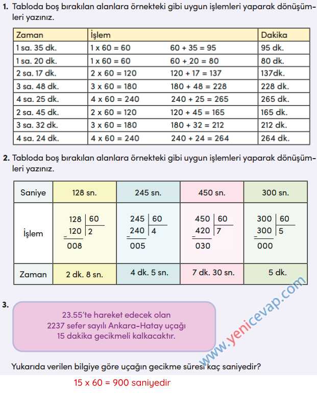 4. Sınıf Matematik Kitabı Sayfa 149 150 151 152 Cevapları Meb