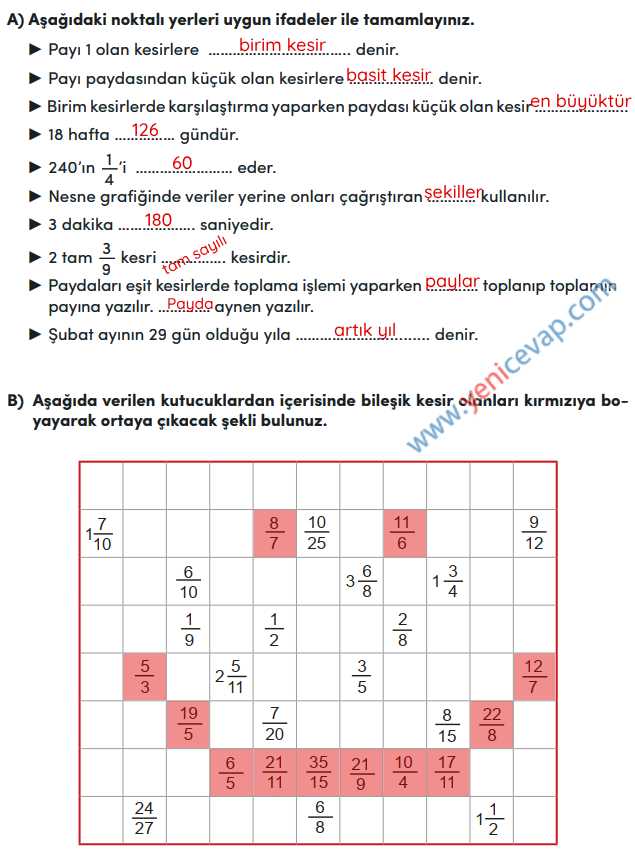 4. Sınıf Matematik Kitabı Sayfa 172 173 174 176 Cevapları Meb