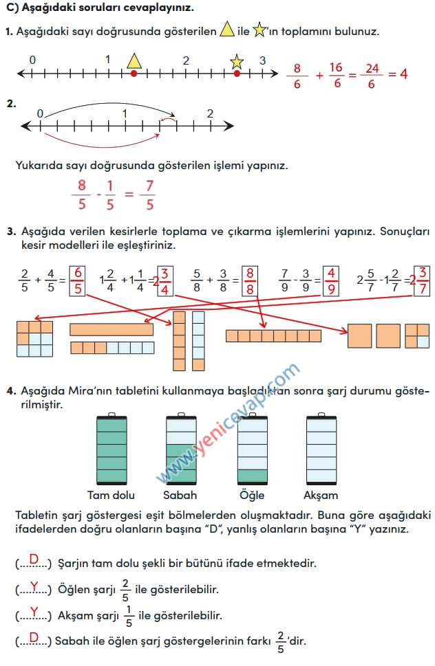 4. Sınıf Matematik Kitabı Sayfa 172 173 174 176 Cevapları Meb