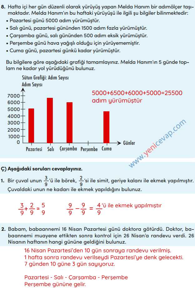 4. Sınıf Matematik Kitabı Sayfa 172 173 174 176 Cevapları Meb