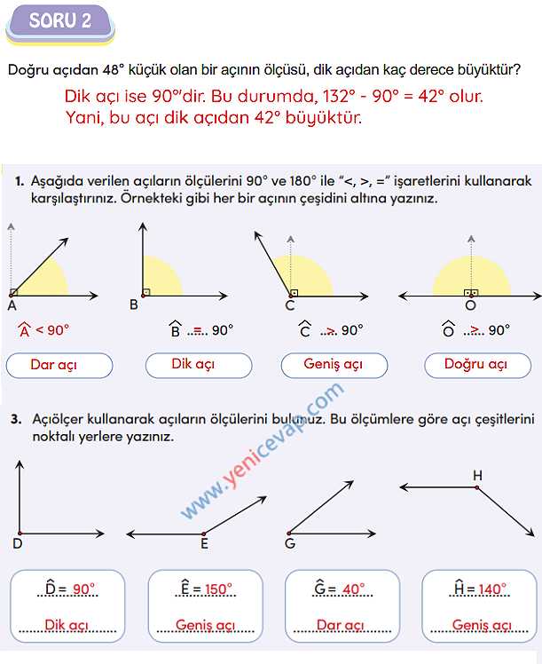 4. Sınıf Matematik Kitabı Sayfa 202 203 205 207 Cevapları Meb