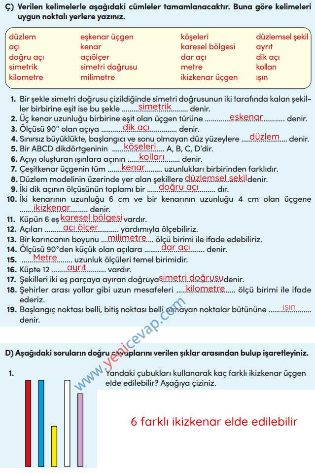 4. Sınıf Matematik Kitabı Sayfa 229 230 231 232 Cevapları Meb