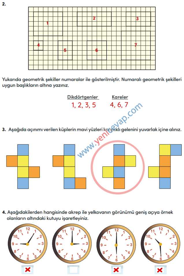 4. Sınıf Matematik Kitabı Sayfa 229 230 231 232 Cevapları Meb