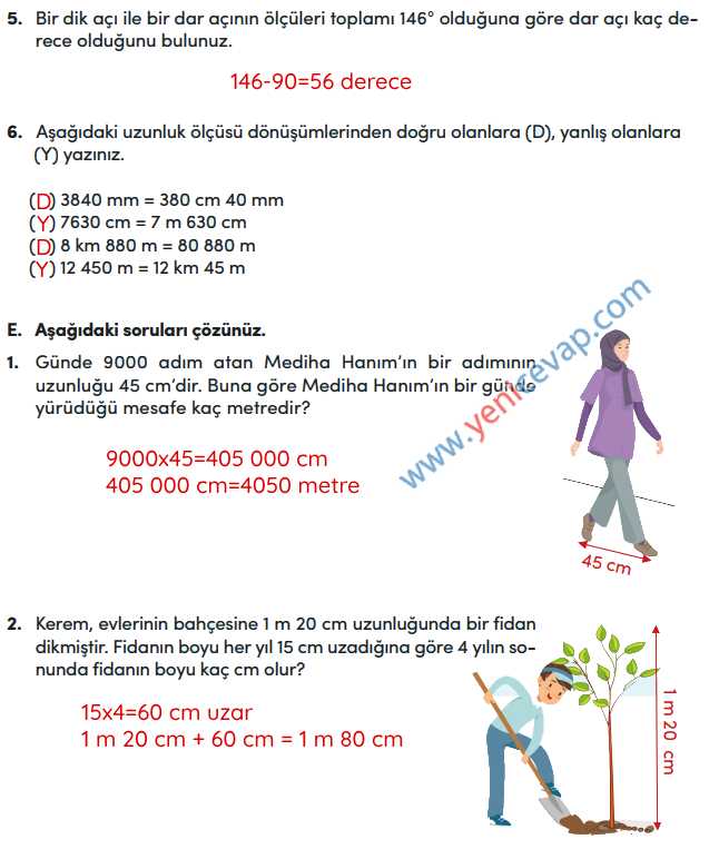 4. Sınıf Matematik Kitabı Sayfa 229 230 231 232 Cevapları Meb