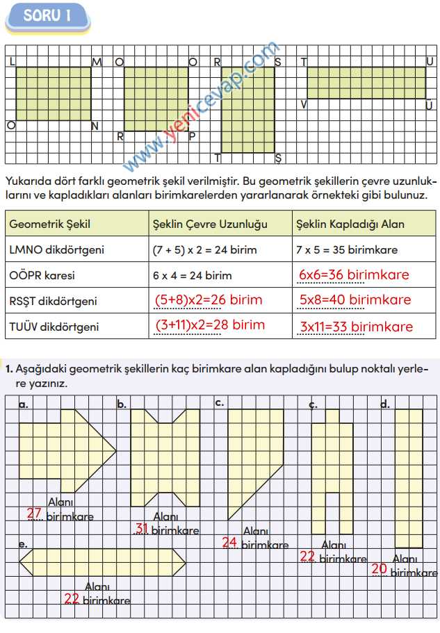 4. Sınıf Matematik Kitabı Sayfa 246 249 250 251 Cevapları Meb