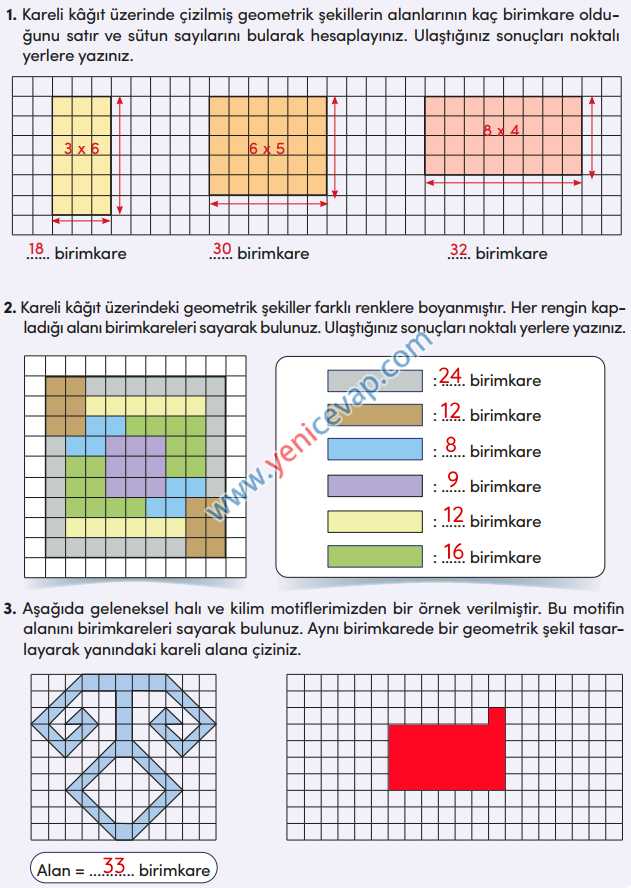 4. Sınıf Matematik Kitabı Sayfa 253 254 255 Cevapları Meb