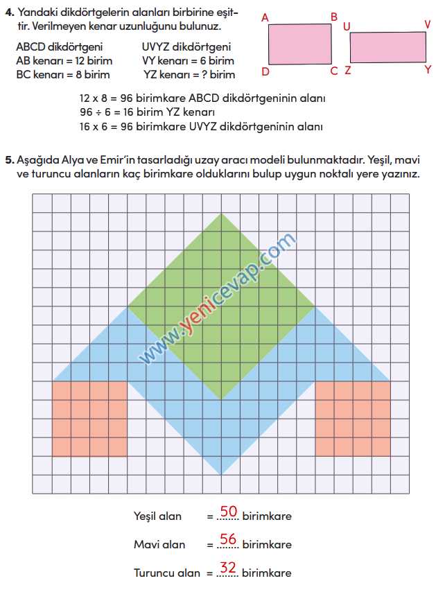 4. Sınıf Matematik Kitabı Sayfa 253 254 255 Cevapları Meb