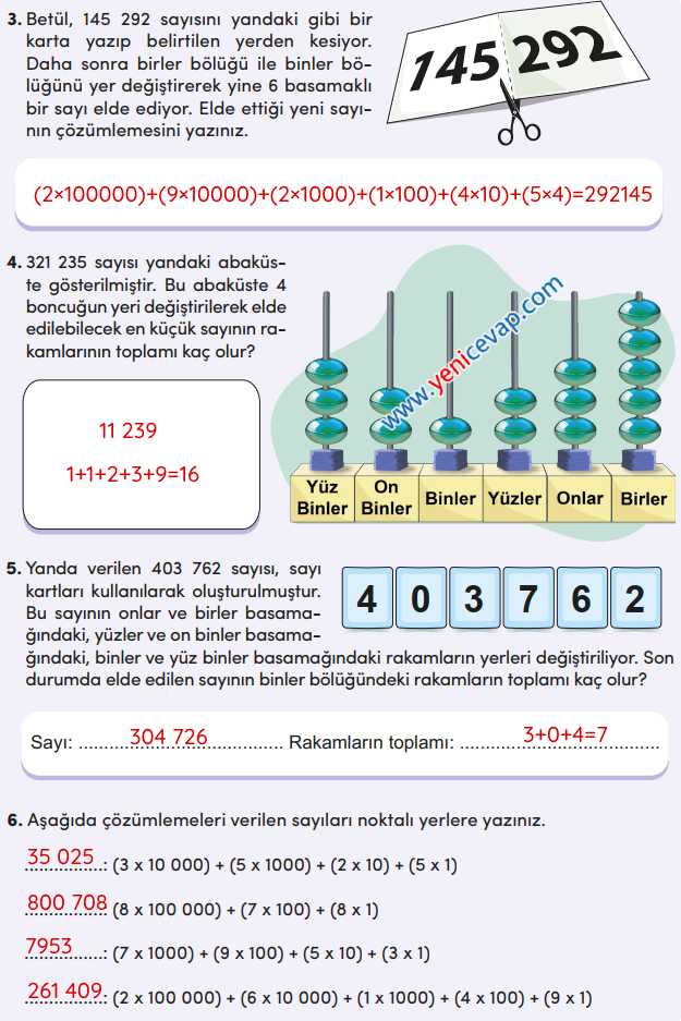 4. Sınıf Matematik Kitabı Sayfa 27 28 29 31 Cevapları Meb