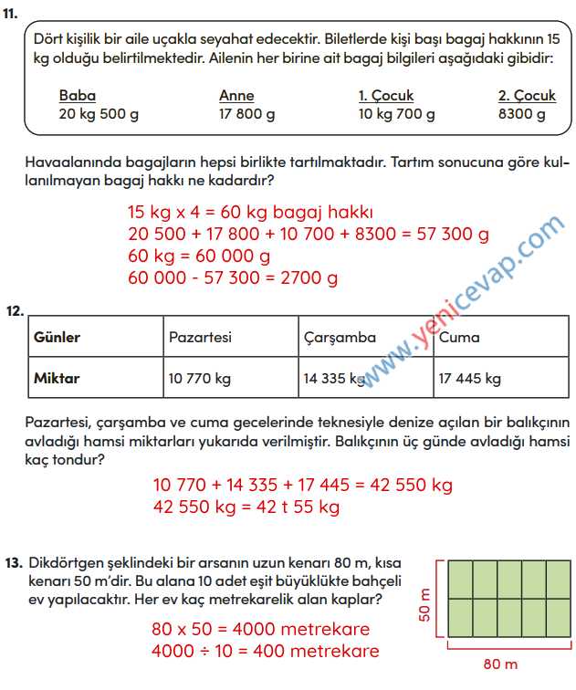 4. Sınıf Matematik Kitabı Sayfa 296 297 Cevapları Meb