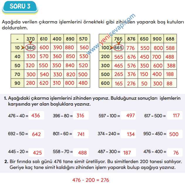 4. Sınıf Matematik Kitabı Sayfa 46 48 49 Cevapları Meb