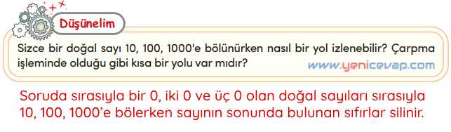 4. Sınıf Matematik Kitabı Sayfa 95 96 97 98 99 100 Cevapları Meb