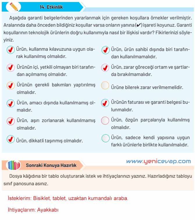 4. Sınıf Sosyal Bilgiler Kitabı Sayfa 122 123 124 125 Cevapları Hecce Yayınları