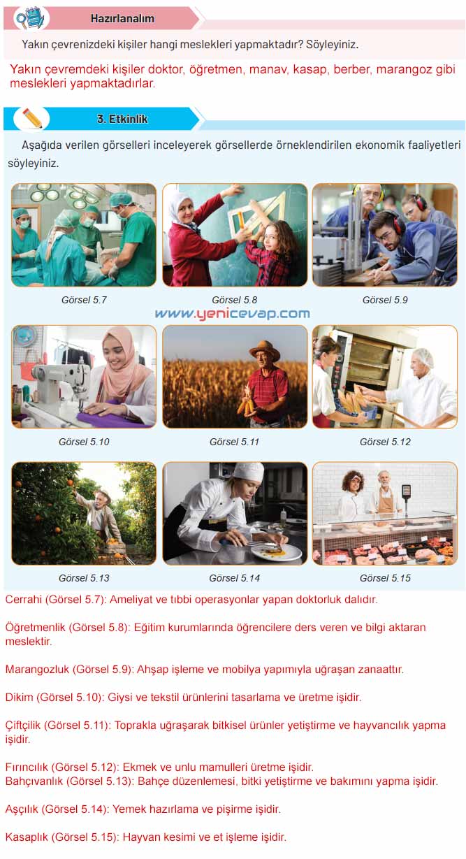 4. Sınıf Sosyal Bilgiler Kitabı Sayfa 132 133 134 135 Cevapları Hecce Yayınları