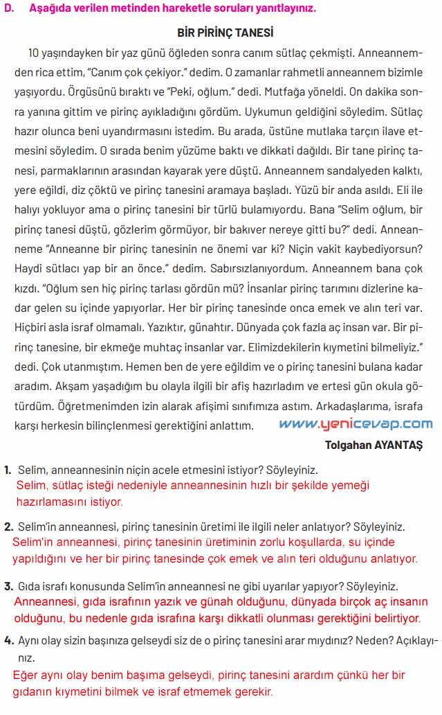 4. Sınıf Sosyal Bilgiler Kitabı Sayfa 148 149 150 Cevapları Hecce Yayınları