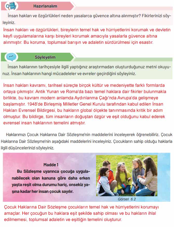 4. Sınıf Sosyal Bilgiler Kitabı Sayfa 151 152 154 Cevapları Hecce Yayınları