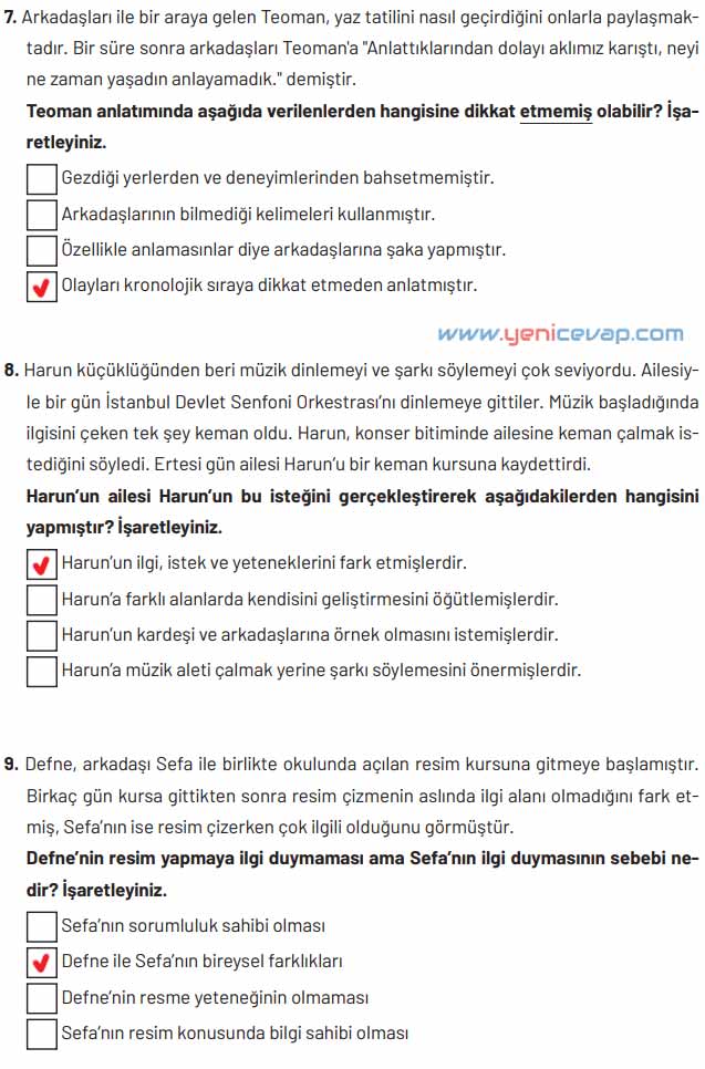 4. Sınıf Sosyal Bilgiler Kitabı Sayfa 33 34 35 Cevapları Hecce Yayınları
