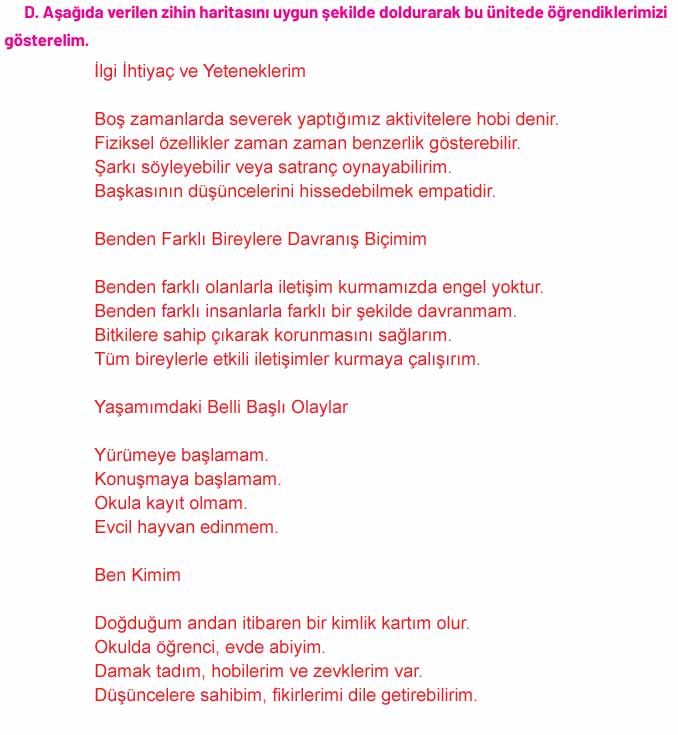4. Sınıf Sosyal Bilgiler Kitabı Sayfa 36 38 39 Cevapları Hecce Yayınları