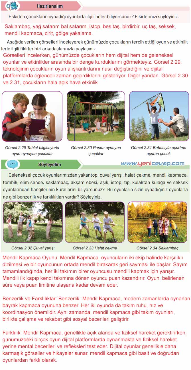4. Sınıf Sosyal Bilgiler Kitabı Sayfa 48 49 50 Cevapları Hecce Yayınları