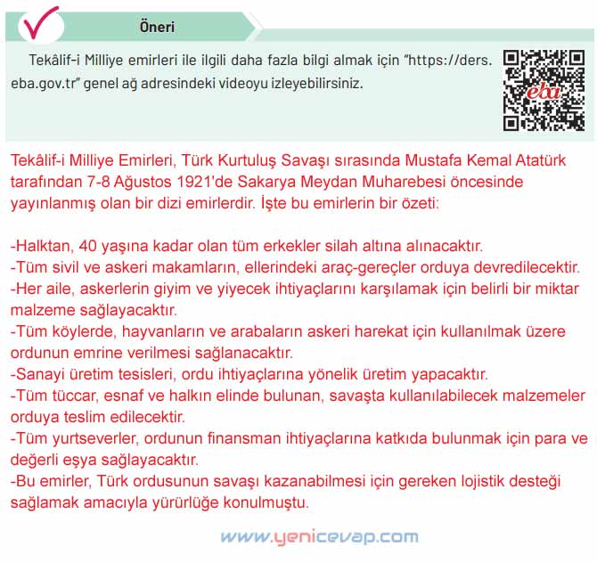 4. Sınıf Sosyal Bilgiler Kitabı Sayfa 51 53 55 Cevapları Hecce Yayınları