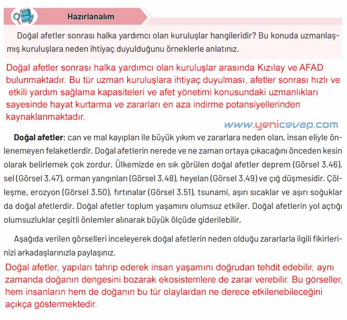 4. Sınıf Sosyal Bilgiler Kitabı Sayfa 88 93 94 Cevapları Hecce Yayınları