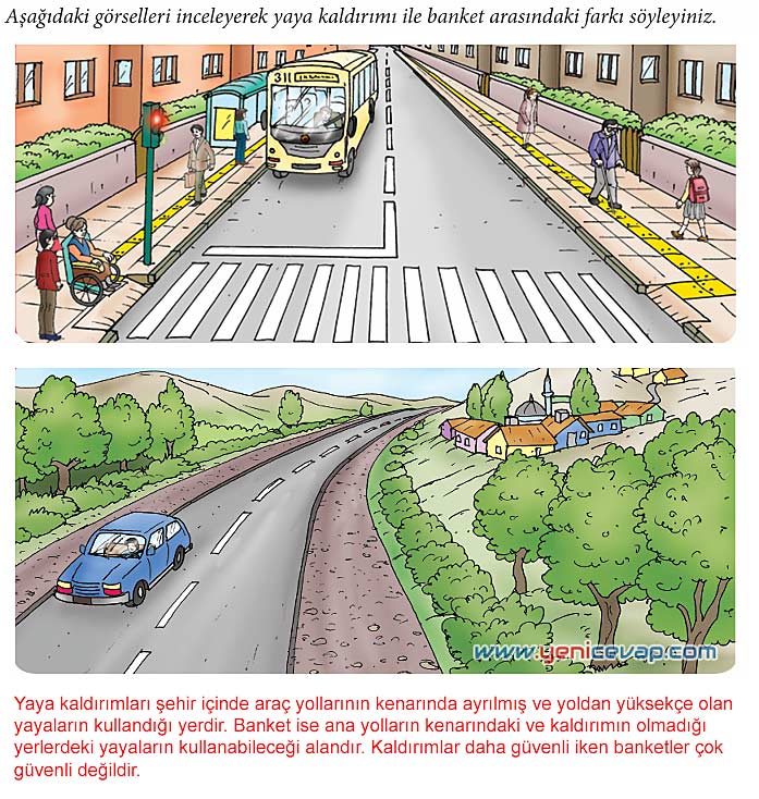 4. Sınıf Trafik Güvenliği Kitabı Sayfa 16 17 18 19 20 Cevapları Meb