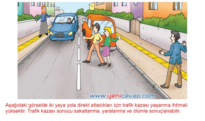 4. Sınıf Trafik Güvenliği Kitabı Sayfa 21 22 23 24 Cevapları Meb