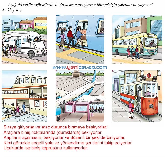 4. Sınıf Trafik Güvenliği Kitabı Sayfa 40 41 42 43 44 Cevapları Meb