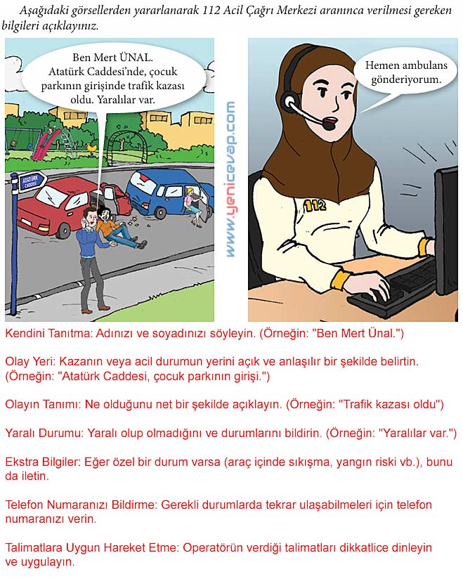 4. Sınıf Trafik Güvenliği Kitabı Sayfa 64 65 66 67 68 Cevapları Meb