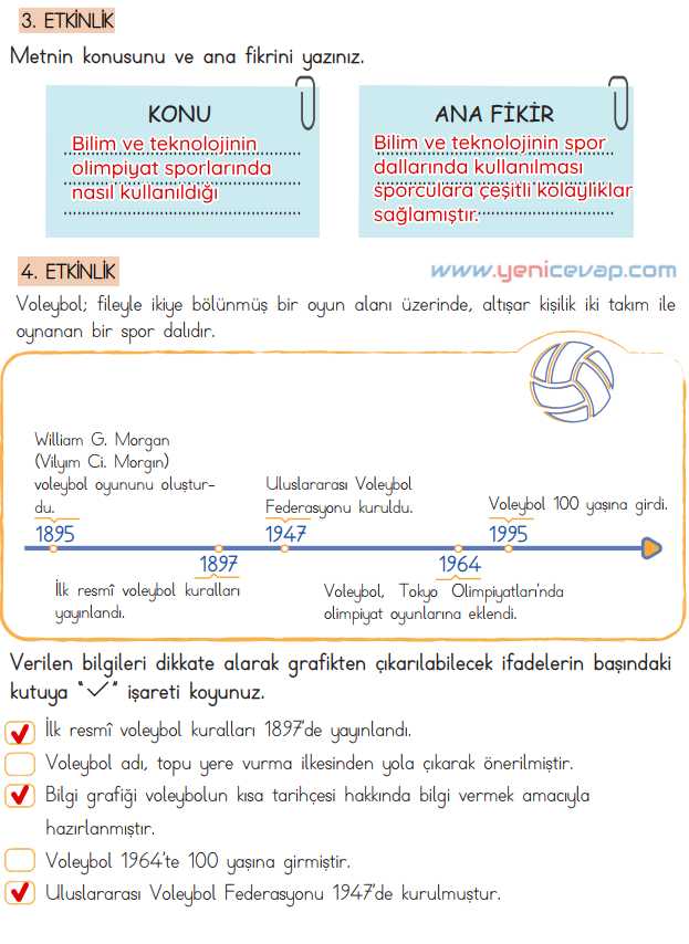 4. Sınıf Türkçe Kitabı Sayfa 116 117 118 119 Cevapları Meb