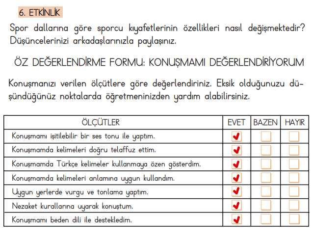 4. Sınıf Türkçe Kitabı Sayfa 116 117 118 119 Cevapları Meb