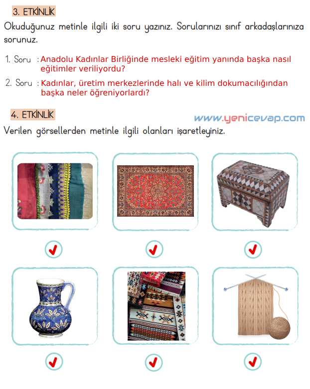 4. Sınıf Türkçe Kitabı Sayfa 170 172 173 174 175 Cevapları Meb