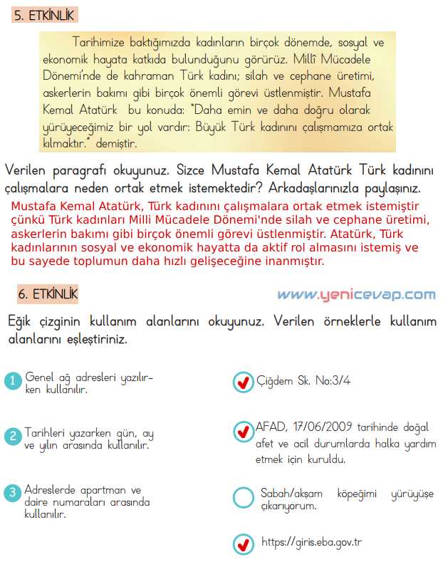 4. Sınıf Türkçe Kitabı Sayfa 170 172 173 174 175 Cevapları Meb