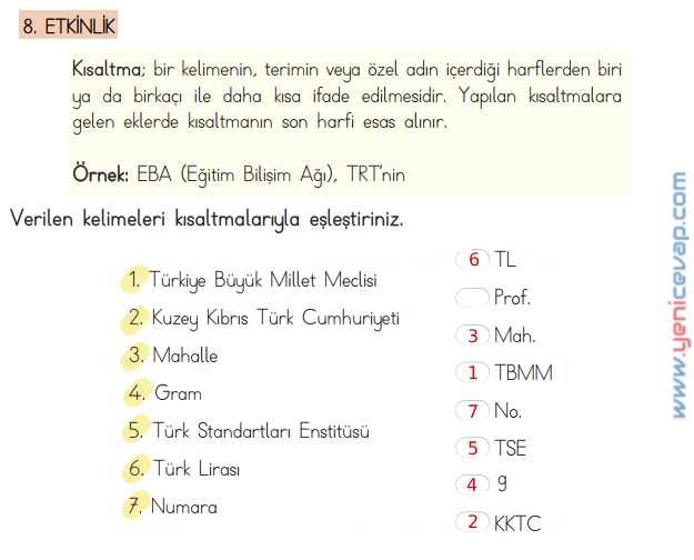 4. Sınıf Türkçe Kitabı Sayfa 176 178 179 180 181 Cevapları Meb