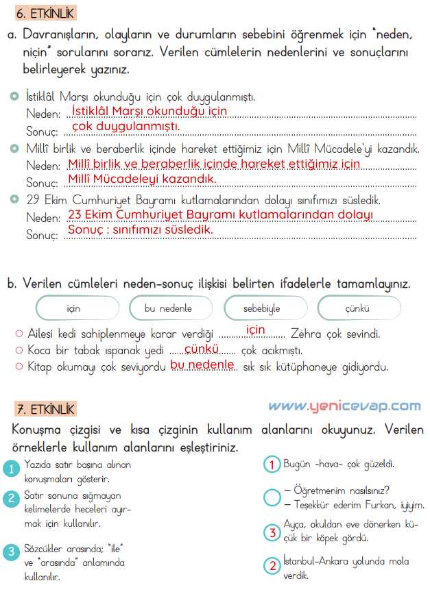 4. Sınıf Türkçe Kitabı Sayfa 56 57 58 59 Cevapları Meb