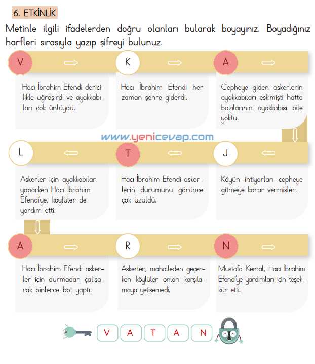 4. Sınıf Türkçe Kitabı Sayfa 60 61 62 63 Cevapları Meb