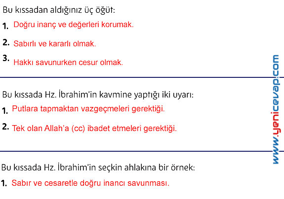 5. Sınıf Din Kültürü Kitabı Sayfa 130 131 132 133 136 137 139 140 Cevapları Meb