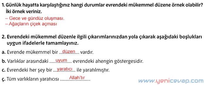 5. Sınıf Din Kültürü Kitabı Sayfa 24 25 28 29 31 32 33 Cevapları Meb