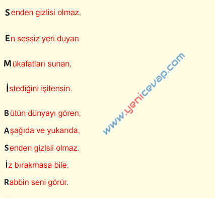 5. Sınıf Din Kültürü Kitabı Sayfa 34 35 37 38 39 40 41 42 Cevapları Meb