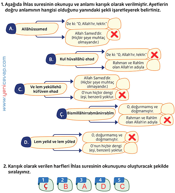 5. Sınıf Din Kültürü Kitabı Sayfa 44 45 46 47 48 49 Cevapları Meb