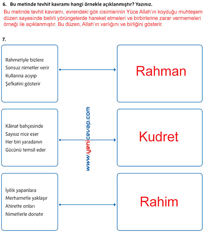 5. Sınıf Din Kültürü Kitabı Sayfa 51 52 53 54 55 56 Cevapları Meb