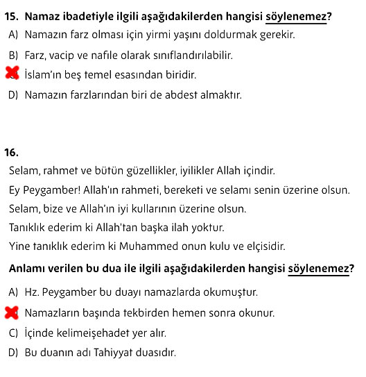 5. Sınıf Din Kültürü Kitabı Sayfa 90 91 92 95 96 100 101 Cevapları Meb