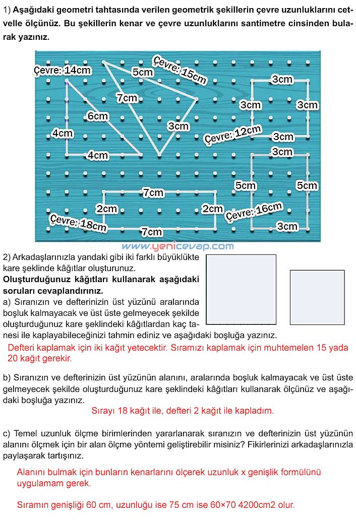 5. Sınıf Matematik 1. Kitap Sayfa 137 140 141 142 Cevapları Meb